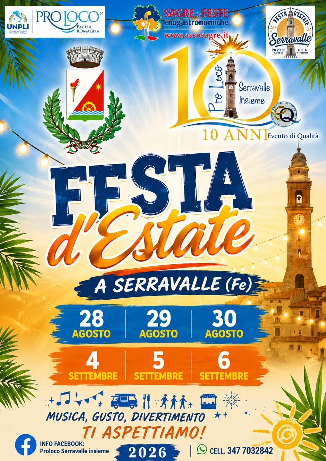 locandina Festa d'Estate di Serravalle